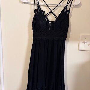 Zenana Small Black Lace Dress